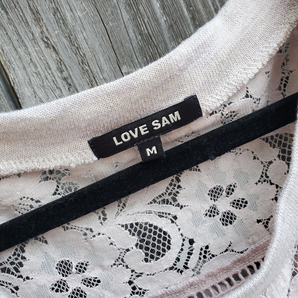 ❤️Anthropologie Love Sam Ruffled Pullover Sweatshirt Top - Picture 6 of 7